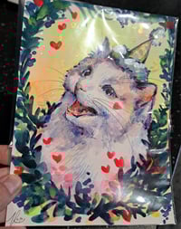 Image 6 of Party kitty original illustration!