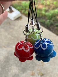 Image 1 of Jellyfish charm, Polymer clay charm, Jellyfish keychain