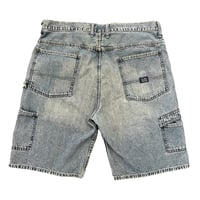 Image 2 of Love Me Reworked Denim Shorts