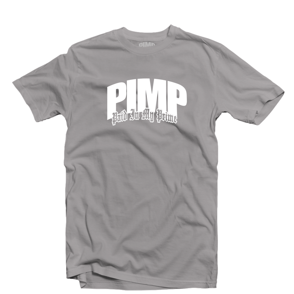PIMP (Paid In My Prime) "White Logo" T-SHIRT 