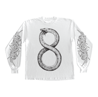 Image 1 of OUROBOROS LONGSLEEVE WHITE