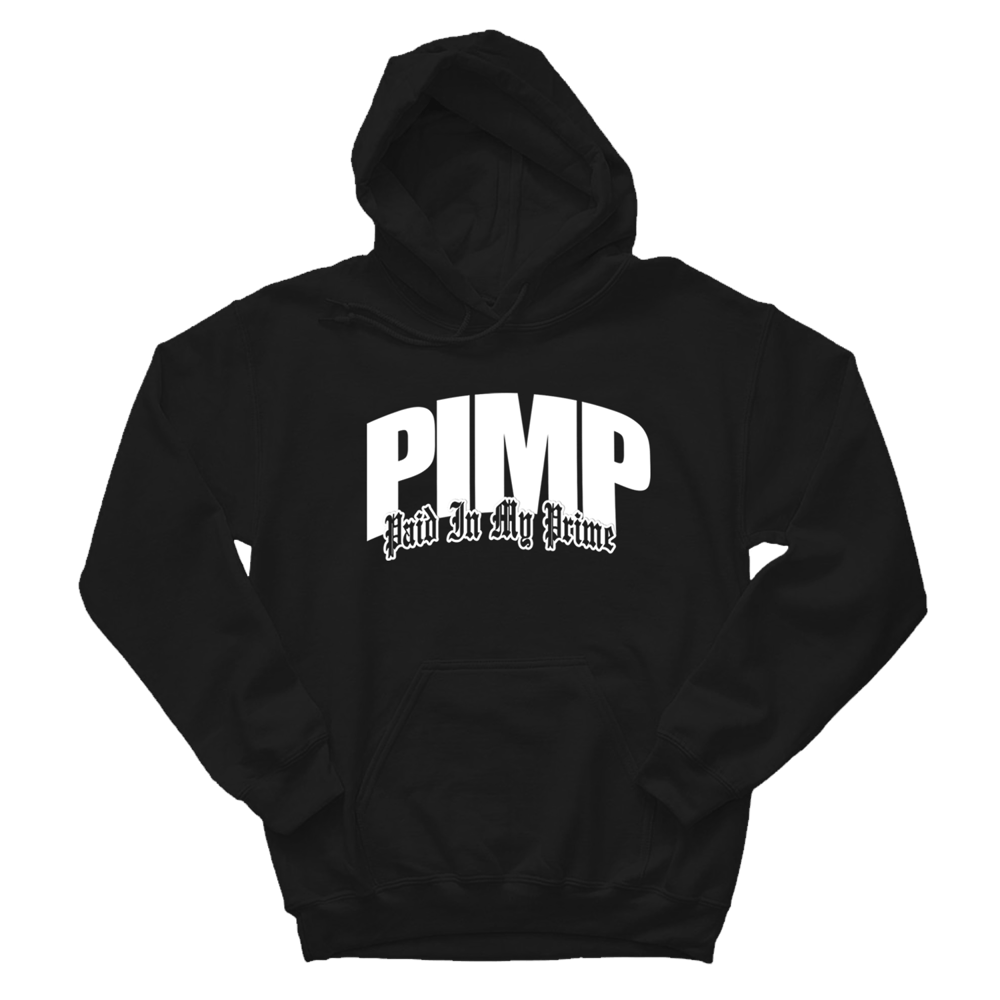 PIMP (Paid In My Prime) "White Logo" Hoodie 