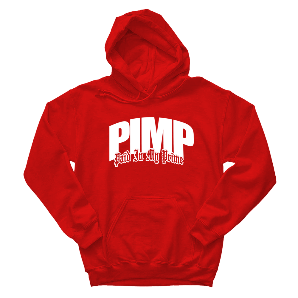 PIMP (Paid In My Prime) "White Logo" Hoodie 