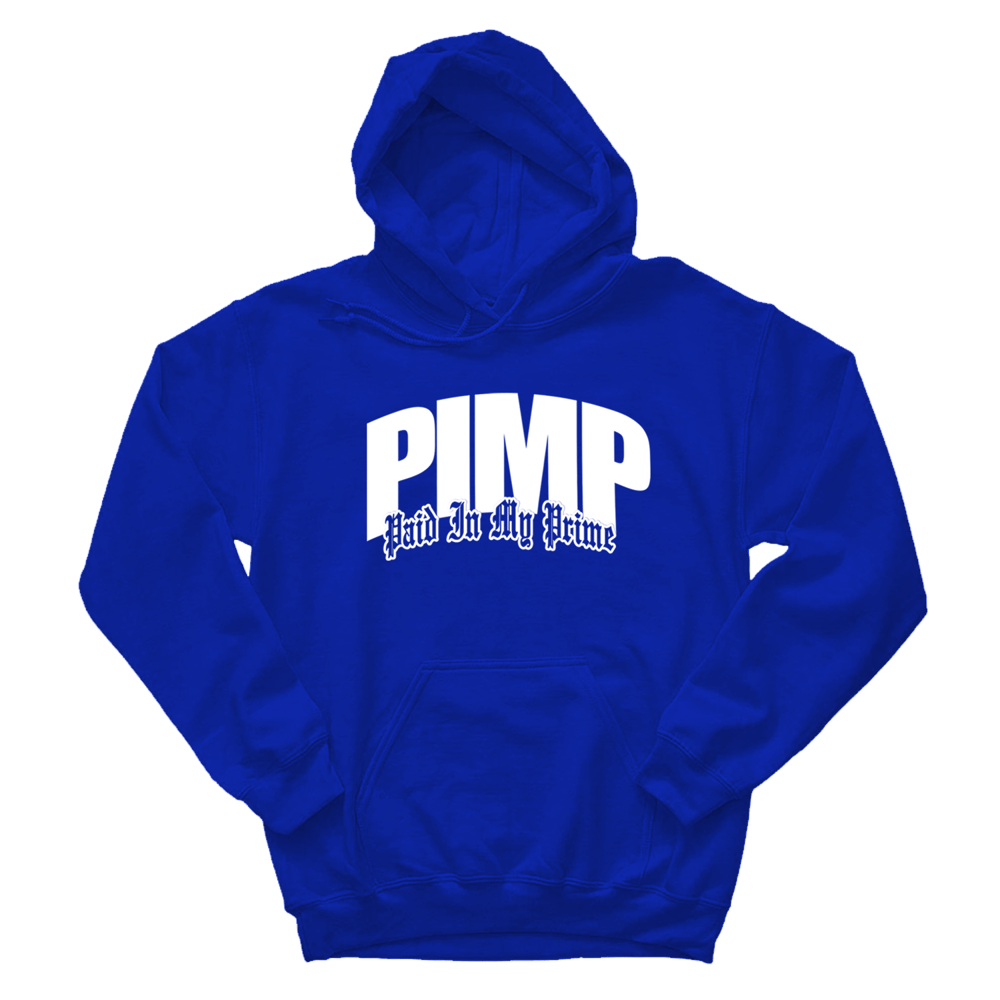 PIMP (Paid In My Prime) "White Logo" Hoodie 