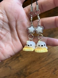Image 2 of Seal charm, Polymer clay charm, Waffle seal charm, Seal phone charm