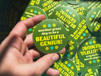 Image 2 of BEAUTIFUL GENIUS Sticker