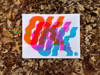 OK OK OK Risograph Print