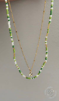 Image 2 of Layered Seed Bead Necklace Set 