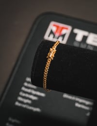 Image 1 of 10k Solid Gold Cuban Bracelet 