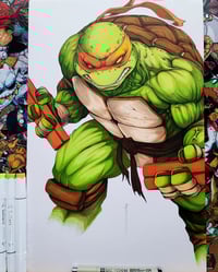 HAND COLORED MIKEY ORIGINAL ART SIGNED