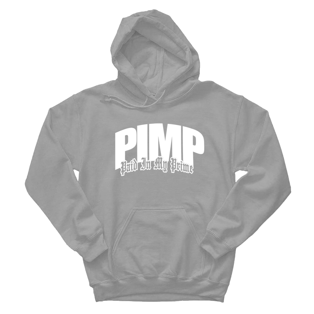 PIMP (Paid In My Prime) "White Logo" Hoodie 