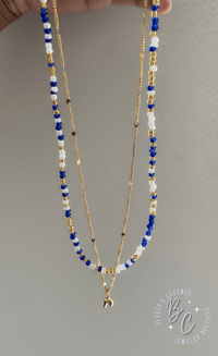 Image 3 of Layered Seed Bead Necklace Set 