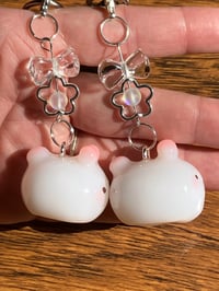 Image 1 of Mochi Bun Bun charm, Polymer clay charm, Mochi Bunny keychain