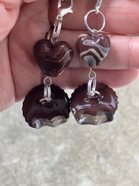 Image 3 of Reese's charm, Polymer clay charm, Chocolate charm, Chocolate keychain