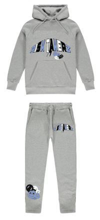 Image 1 of RISK TAKERZ 1.0 HOODED TRACKSUIT-GREY