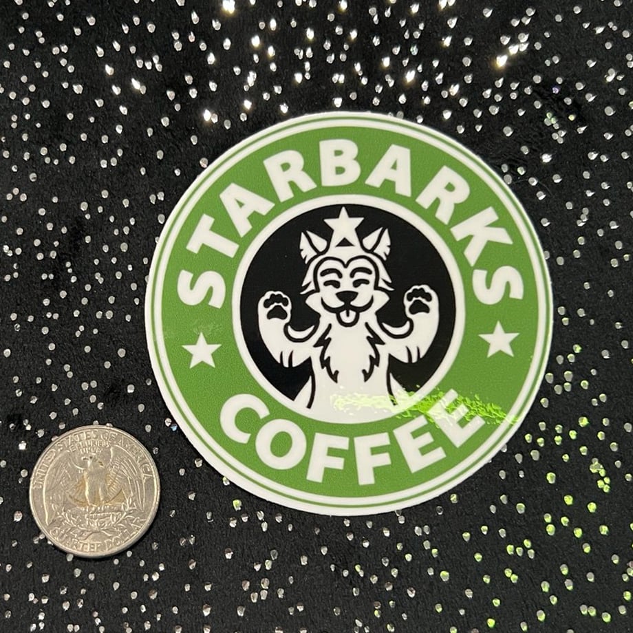 Image of Sticker: Starbarks husky