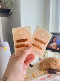 Image 1 of baguette hair clip 2pcs