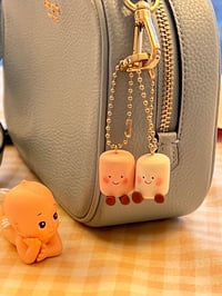 Image 2 of marshmallow miniature ~ keychain charm ~ jelly inspired