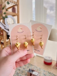 Image 1 of tiny patou ice cream dangle earrings