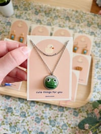 Image 1 of frog stainless steel necklace
