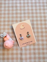 Image 5 of conversation hearts *random quotes and colors* ~ dangle earrings