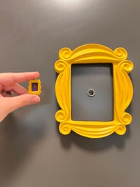 Image 3 of friends' yellow door frame dangle earrings