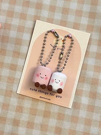 Image 5 of marshmallow miniature ~ keychain charm ~ jelly inspired
