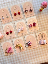 Image 5 of heart jelly inspired miniature ~ dangle earrings