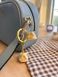 Image 5 of ghost patou handmade keychain charm *glows in the dark*