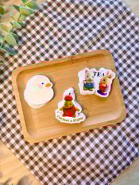 Image 1 of patou, sapeaux or calico critters die cut stickers