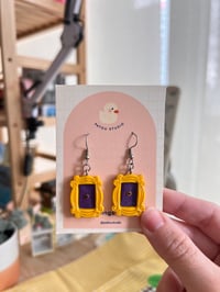 Image 4 of friends' yellow door frame dangle earrings
