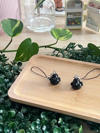 Image 5 of ghost frog, black patou, 'not so spooky' miniatures phone charm