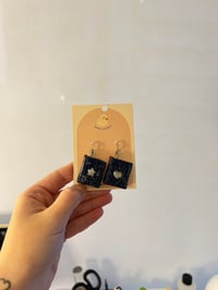 Image 3 of miniature tiny books dangle earrings