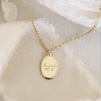 Image 2 of Flower Necklace: Isaiah 40:8 🌸