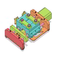 Image 3 of Z Axis 3D printed parts only for Gen 2.0