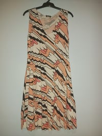 Swing dress - Peach Clouds