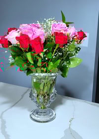 Image 1 of Low Fresh 20  Roses Flower centerpieces 