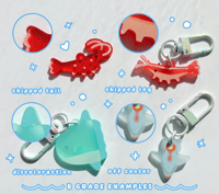 Image 2 of [B GRADE] frosted sea life charms