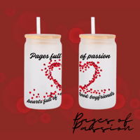 Pages of Passion - Glass Tumbler