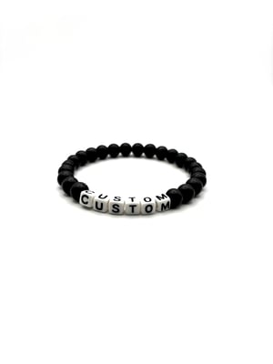 Image of Custom Name Beaded Bracelet