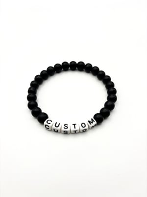 Image of Custom Name Beaded Bracelet