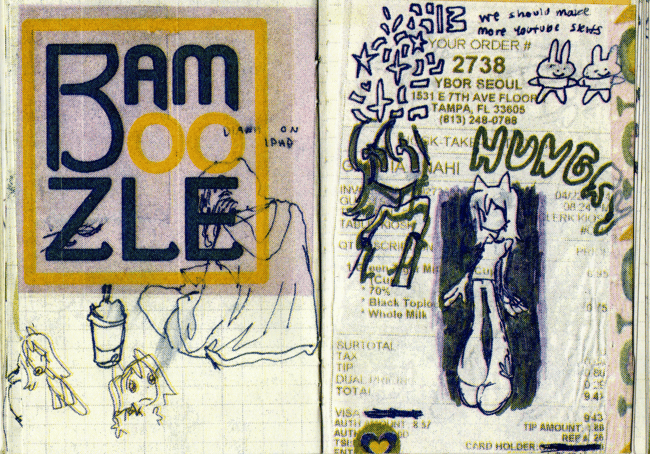 risograph sketchbook