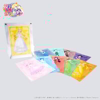 Image 2 of Sailor Moon Flower Dress Series Postcard & Acrylic Card Stand