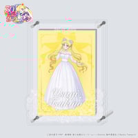 Image 3 of Sailor Moon Flower Dress Series Postcard & Acrylic Card Stand