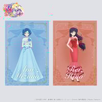 Image 5 of Sailor Moon Flower Dress Series Postcard & Acrylic Card Stand