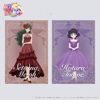 Image 8 of Sailor Moon Flower Dress Series Postcard & Acrylic Card Stand