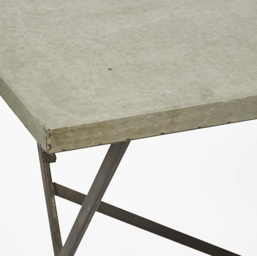 Image of Folding Zinc Table 