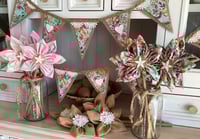 Image 1 of #39 Rustic Bunting - 10 flags *Flat rate $15.50 postage*