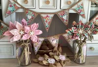 Image 2 of #39 Rustic Bunting - 10 flags *Flat rate $15.50 postage*