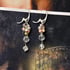 Vintage crystal sterling silver earrings  Image 2